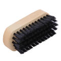 Brosse en bois de barbe de logo personnalisé de marque FQ en gros en nylon